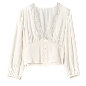 Aritzia Romance Me Blouse
